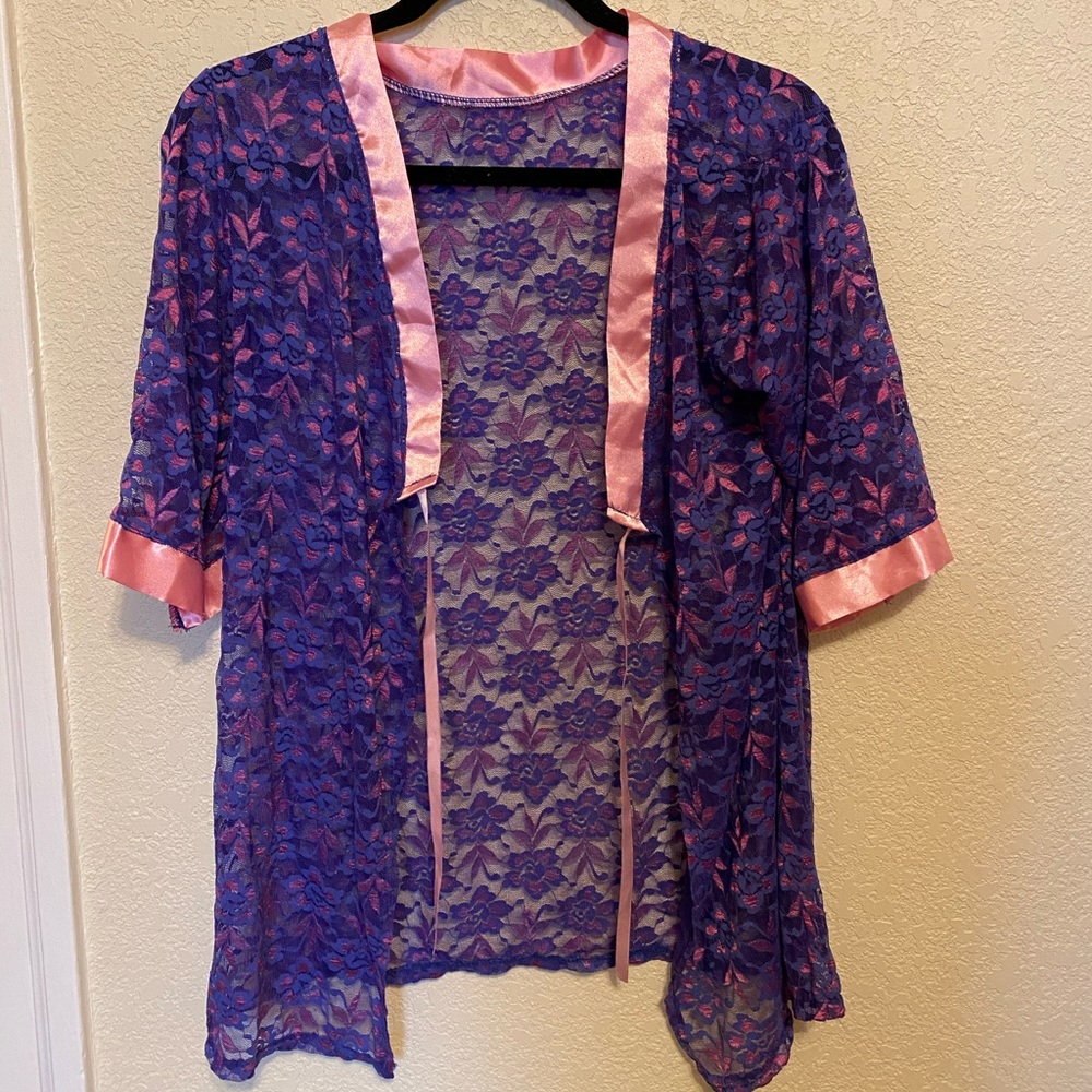 purple & pink // mesh-lingerie